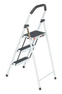 Vestil FSL-HS-3-225 fold-up step ladder shown from an alternate angle