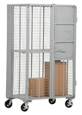 Vestil FST-2744-2 folding security truck shown from an alternate angle