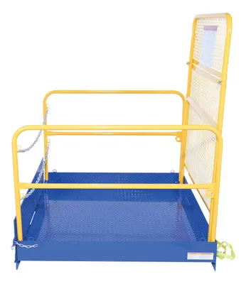 Vestil FTLP-5454-HR loading platforms for fork truck shown from an alternate angle