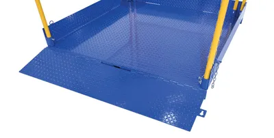Vestil FTLP-5454-HR loading platforms for fork truck shown from an alternate angle