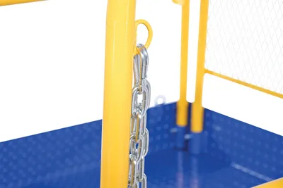 Vestil FTLP-5454-HR loading platforms for fork truck shown from an alternate angle