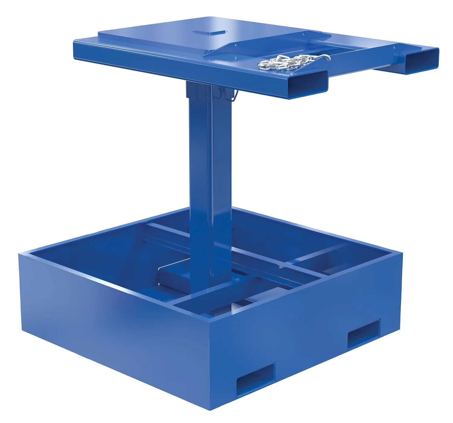 Vestil FWBC-4242-2 fork mounted trash bin compactor
