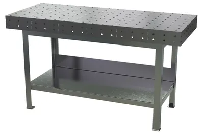 Vestil Steel Fixture Welding Table 30 In. x 72 In. x 40-5/8 In. 8000 Lb. Capacity Bare