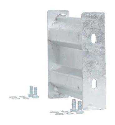 Vestil GR-F2R-BO-1-HDG structural guard rails (drop-in and bolt-on style) shown from an alternate angle