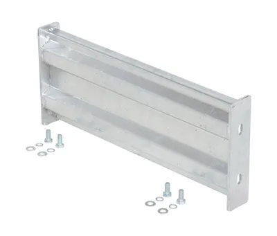 Vestil GR-F2R-BO-2-HDG structural guard rails (drop-in and bolt-on style) shown from an alternate angle