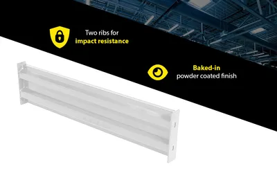 Vestil GR-F2R-BO-4-WT structural guard rails (drop-in and bolt-on style) feature highlights