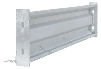 Vestil GR-F2R-BO-5-HDG structural guard rails (drop-in and bolt-on style) shown from an alternate angle