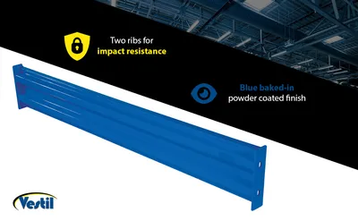 Vestil GR-F2R-BO-6-BU structural guard rails (drop-in and bolt-on style) feature highlights