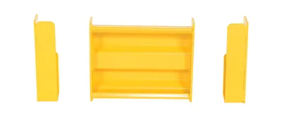 Vestil GR-F2R-DI-1-YL structural guard rails (drop-in and bolt-on style) shown from an alternate angle