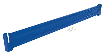 Vestil Steel 2 Ribbed Drop In Style Guard Rail 114 In. Length Blue