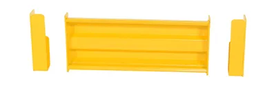 Vestil GR-F2R-DI-2-YL structural guard rails (drop-in and bolt-on style) shown from an alternate angle