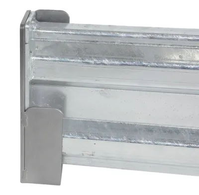 Vestil GR-F2R-DI-4-HDG structural guard rails (drop-in and bolt-on style) shown from an alternate angle