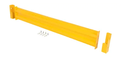 Vestil GR-F2R-DI-6-YL structural guard rails (drop-in and bolt-on style) shown from an alternate angle