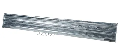 Vestil GR-F3R-BO-10-HDG structural guard rails (drop-in and bolt-on style) shown from an alternate angle