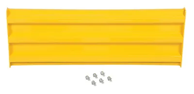 Vestil GR-F3R-BO-5-YL structural guard rails (drop-in and bolt-on style) shown from an alternate angle