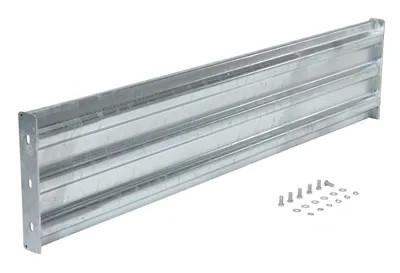 Vestil GR-F3R-BO-6-HDG structural guard rails (drop-in and bolt-on style) shown from an alternate angle