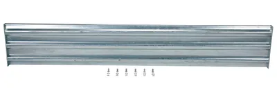 Vestil GR-F3R-BO-8-HDG structural guard rails (drop-in and bolt-on style) shown from an alternate angle