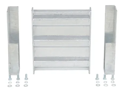 Vestil GR-F3R-DI-1-HDG structural guard rails (drop-in and bolt-on style)