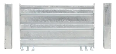 Vestil GR-F3R-DI-2-HDG structural guard rails (drop-in and bolt-on style)
