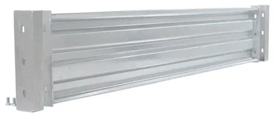 Vestil GR-F3R-DI-7-HDG structural guard rails (drop-in and bolt-on style) shown from an alternate angle