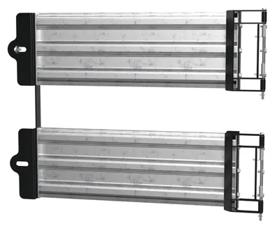 Vestil GR-F3R-GBD-3-HDG structural guard rails (drop-in and bolt-on style)