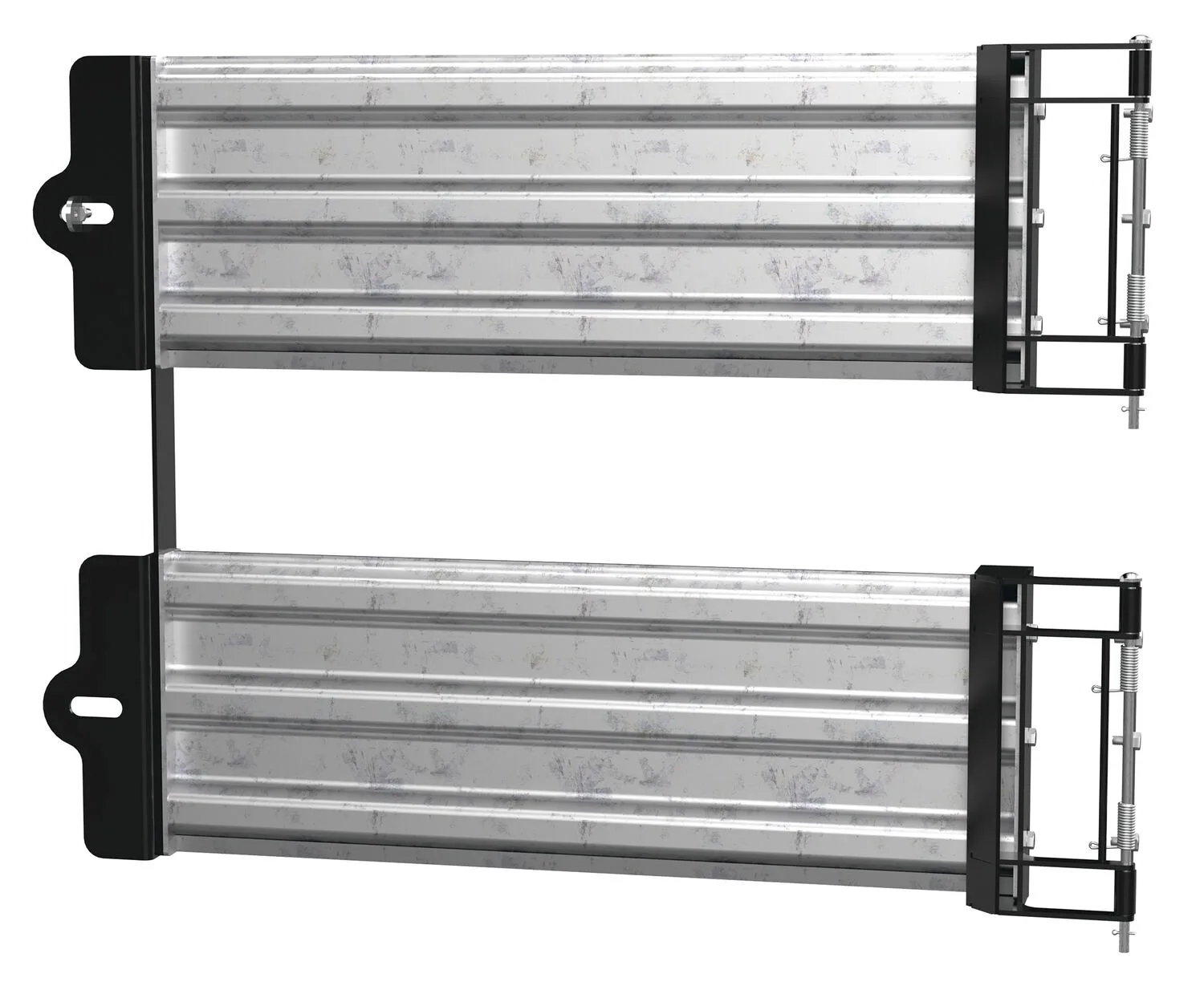 Vestil GR-F3R-GBD-3-HDG structural guard rails (drop-in and bolt-on style)