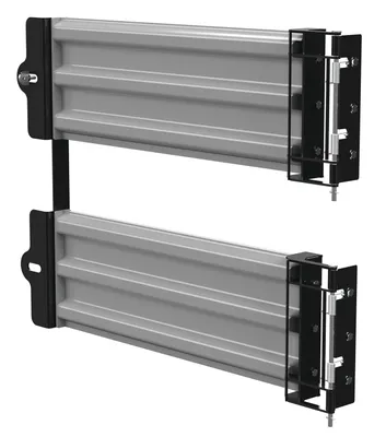 Vestil GR-F3R-GBD-4-GYSG structural guard rails (drop-in and bolt-on style)