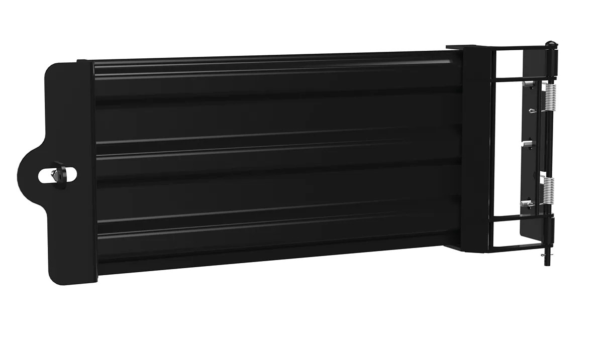 Vestil GR-F3R-GBS-3-BK structural guard rails (drop-in and bolt-on style)