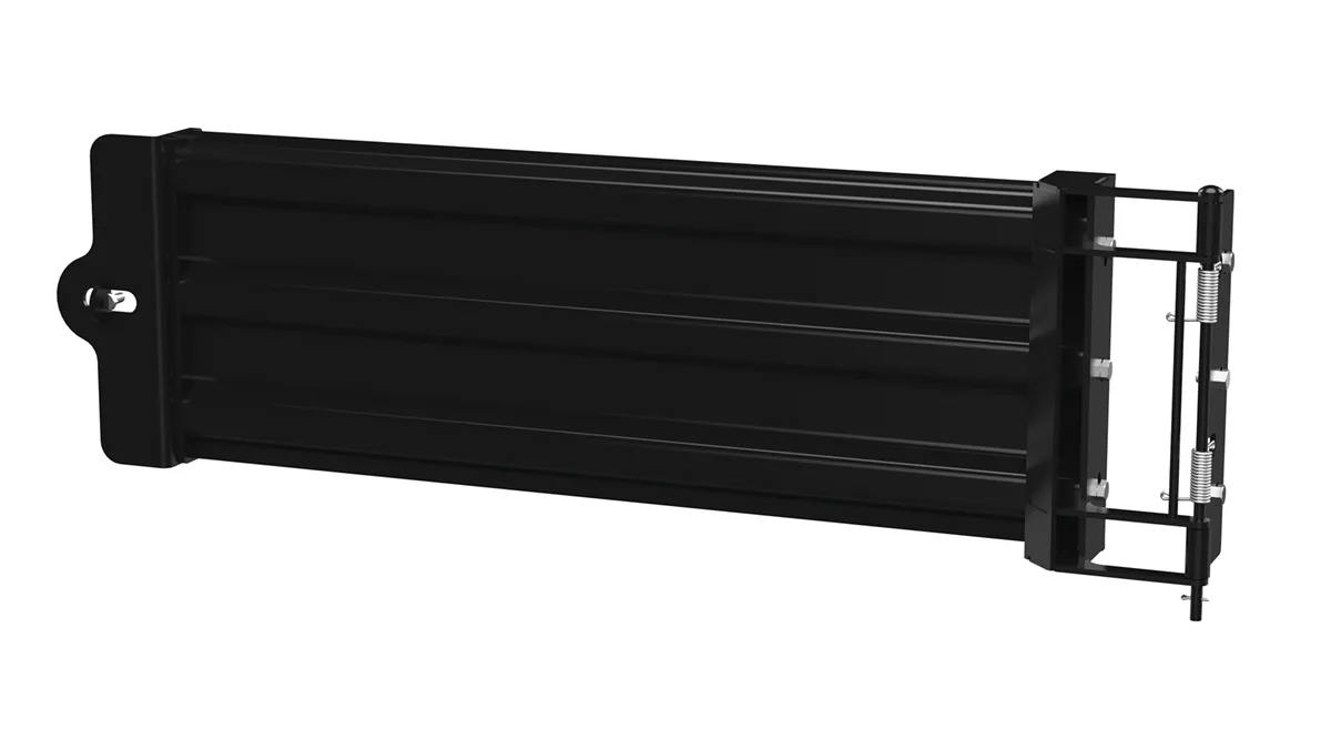 Vestil GR-F3R-GBS-4-BK structural guard rails (drop-in and bolt-on style)