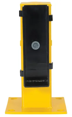 Vestil GR-H2R-BKT-DI-BK highway guard rail system shown from an alternate angle