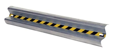 Vestil GR-H2R-BO-6-HDG highway guard rail system shown from an alternate angle