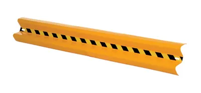 Vestil GR-H2R-BO-8-YL highway guard rail system shown from an alternate angle