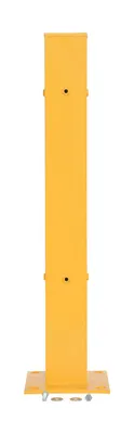 Vestil GR-H2R-BO-TP42-YL highway guard rail system shown from an alternate angle