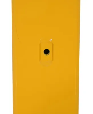 Vestil GR-H2R-BO-TP72-YL highway guard rail system shown from an alternate angle