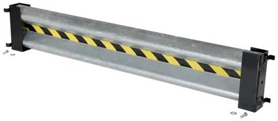 Vestil GR-H2R-DI-6-HDG highway guard rail system shown from an alternate angle
