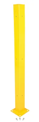 Vestil GR-H2R-DI-TP72-YL highway guard rail system shown from an alternate angle