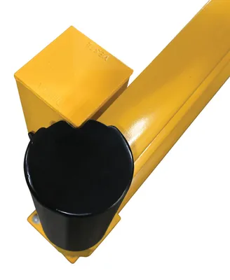 Vestil GR-H2R-S90C-CAP-BK highway guard rail system shown from an alternate angle