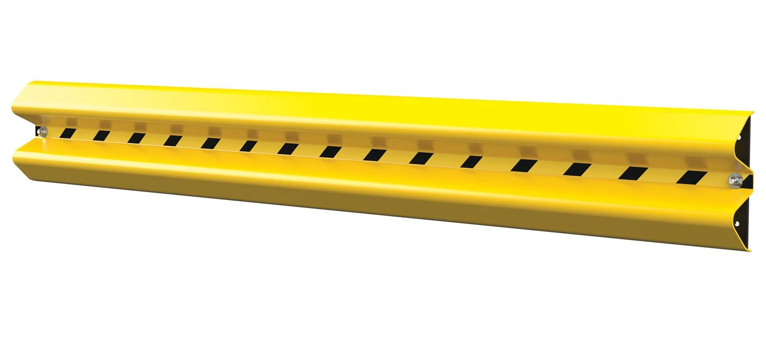 Vestil GR-H2R-WM-8-YL wall mount guard rail