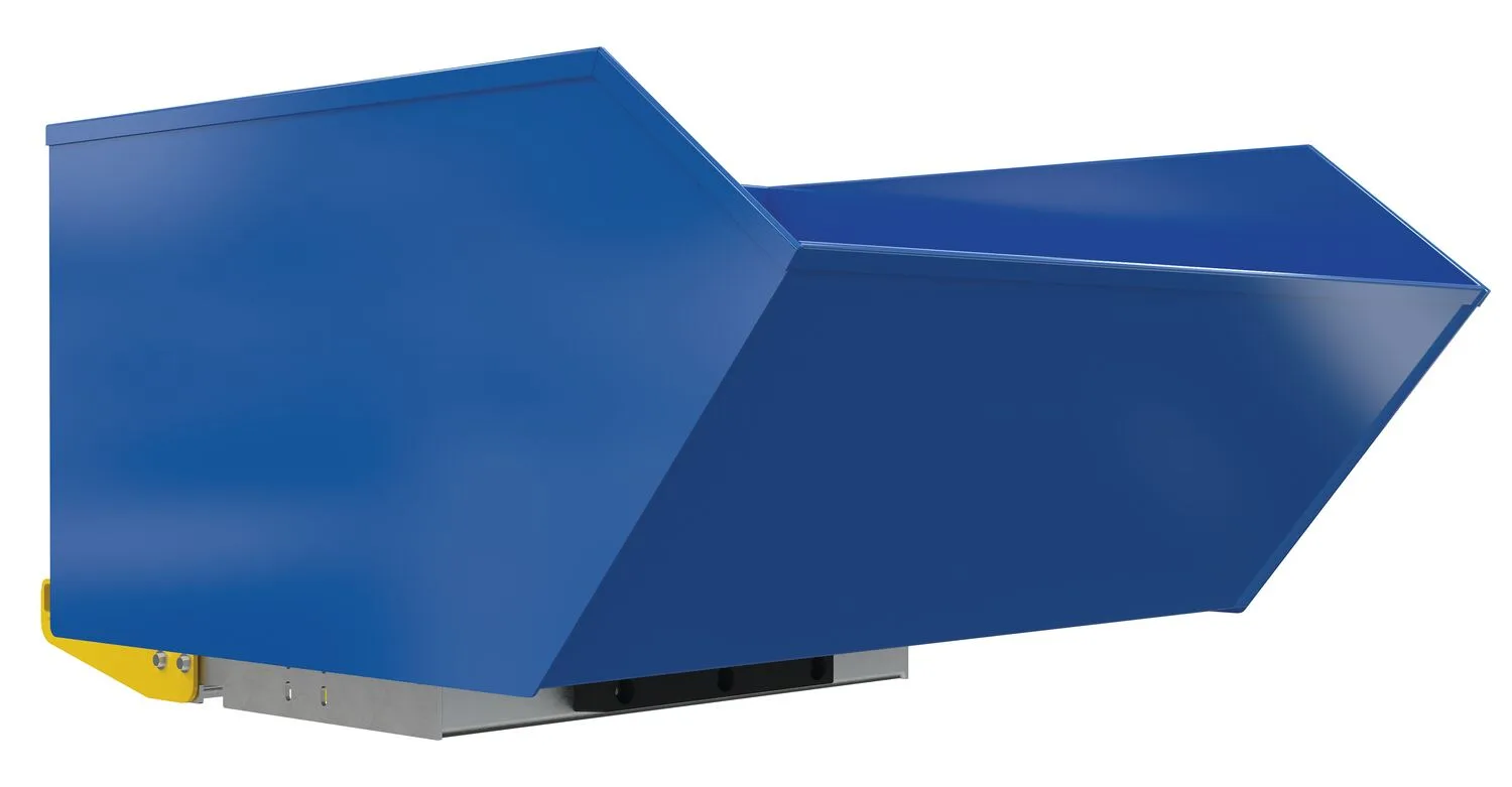 Vestil H-100-MD-BD h style bump & dump hopper