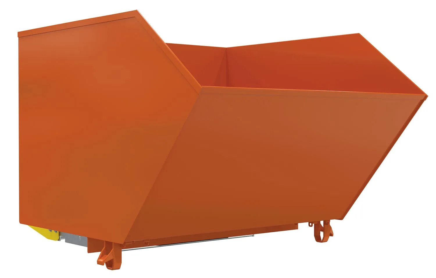 Vestil H-150-MD-BD-ORG-C h style bump & dump hopper