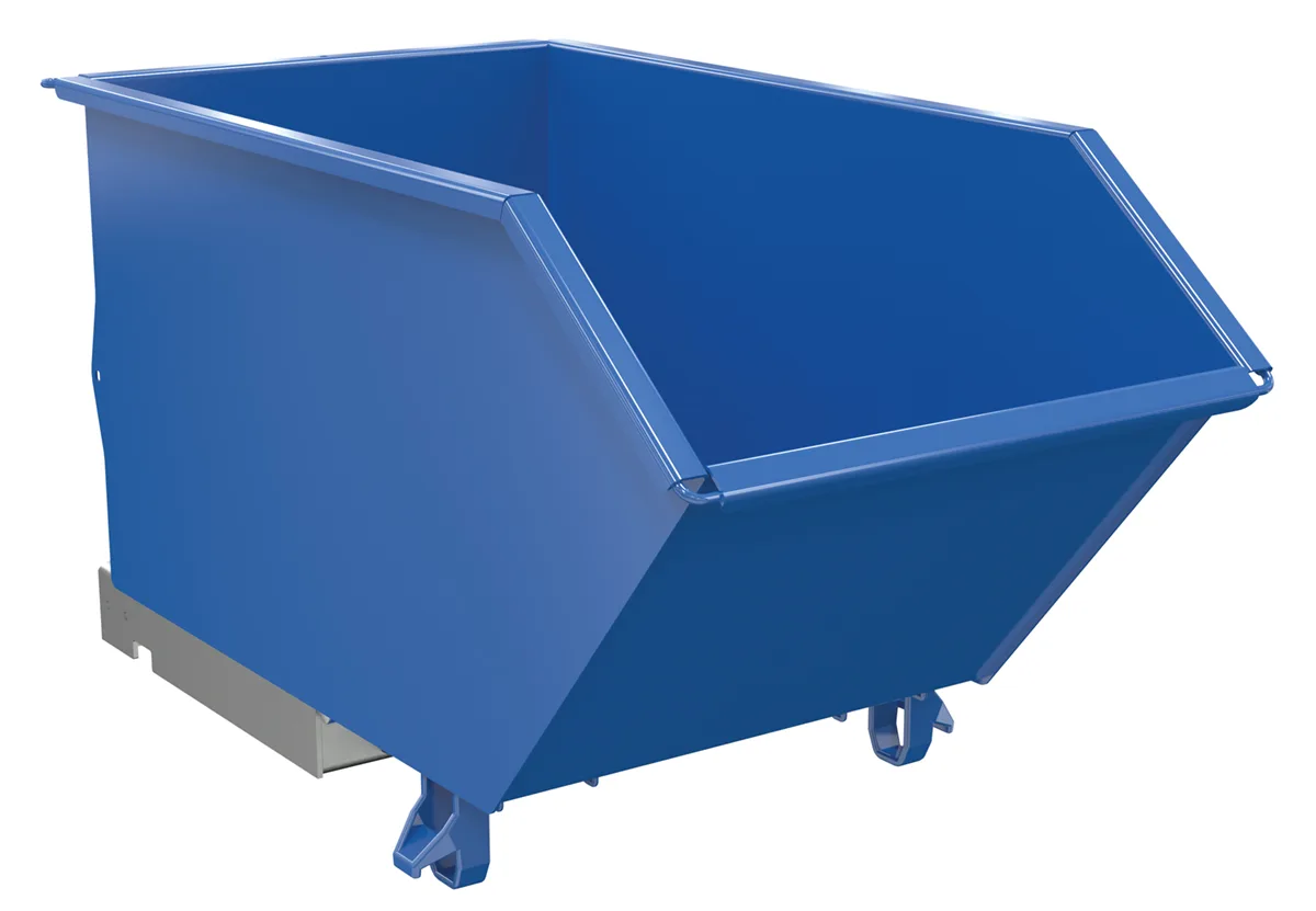 Vestil H-50-HS high strength self-dumping steel hopper