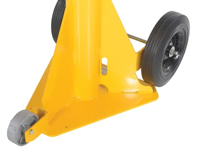 Vestil H-LO-J-BEAM trailer stabilizing jack shown from an alternate angle