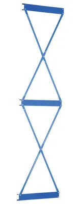 Vestil Steel Heavy Duty Cantilever Single Brace Set 72 In. Width For 12 Ft. and 14 Ft. Height Upright Blue