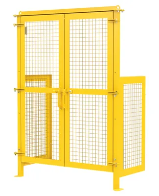 Vestil HBD-GATE-48 electric hydraulic box dumper
