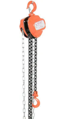 Vestil HCH-1-10 hand chain hoist shown from an alternate angle