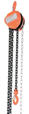 Vestil HCH-1-20 hand chain hoist shown from an alternate angle