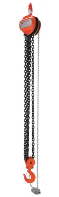 Vestil HCH-10-10 hand chain hoist shown from an alternate angle