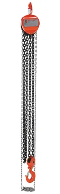 Vestil HCH-10-10 hand chain hoist shown from an alternate angle