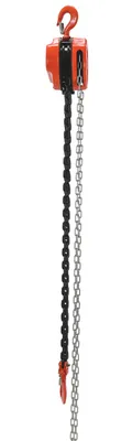 Vestil HCH-3-10 hand chain hoist shown from an alternate angle
