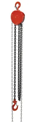 Vestil HCH-3-10 hand chain hoist shown from an alternate angle